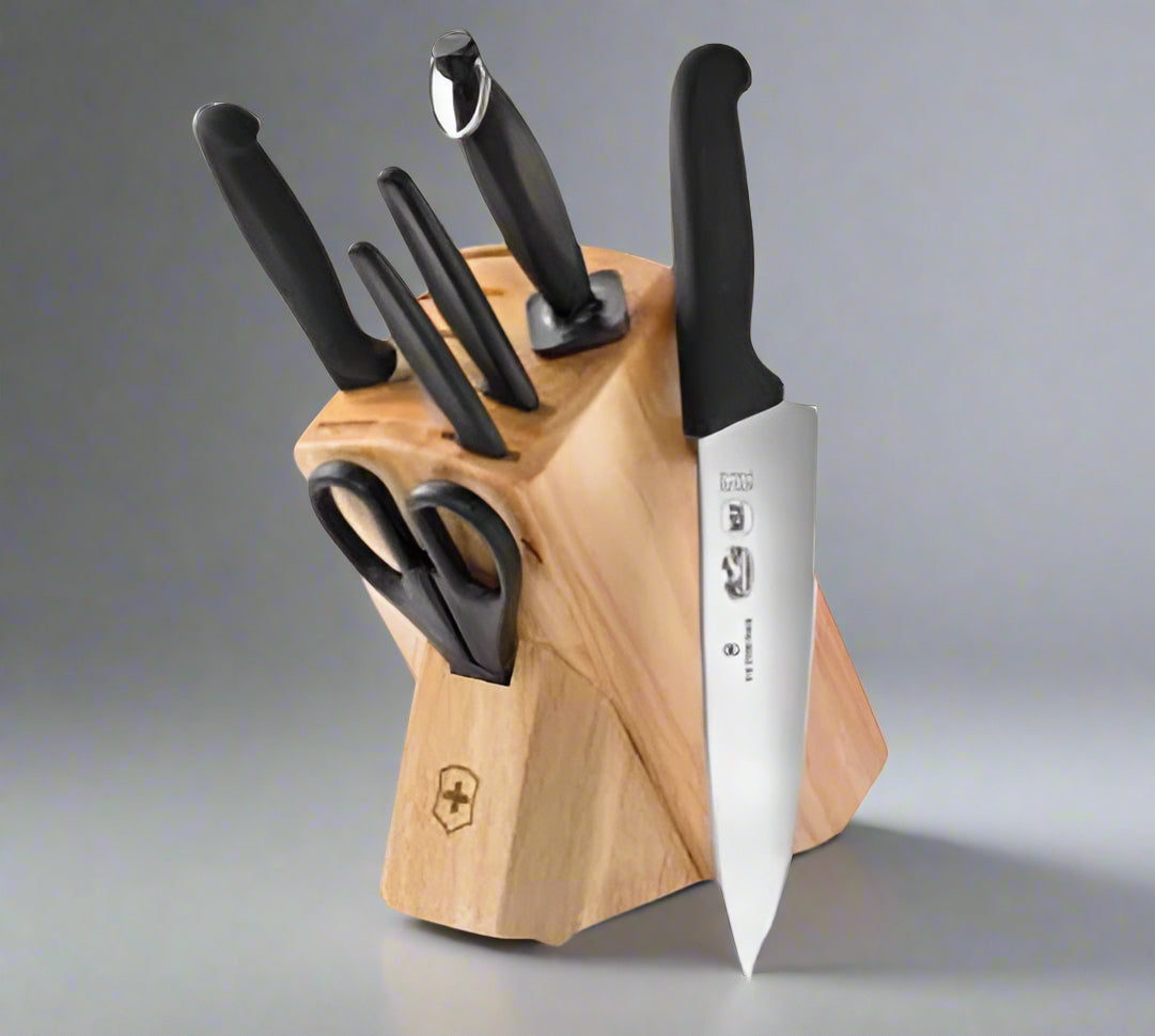 Victorinox 7 Piece Wood Block Knife Set 5.1193.7-X2