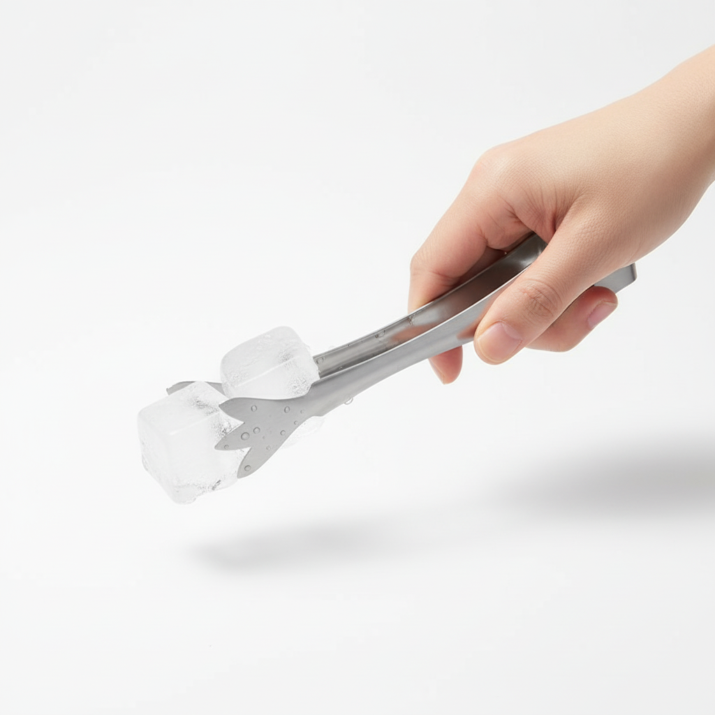 Winco Ice Tongs Star Three Prong Stainless Steel 7"L IT-7