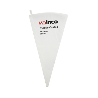 Winco Reusable Pastry Bag Plastic Coated 18" PBC-18