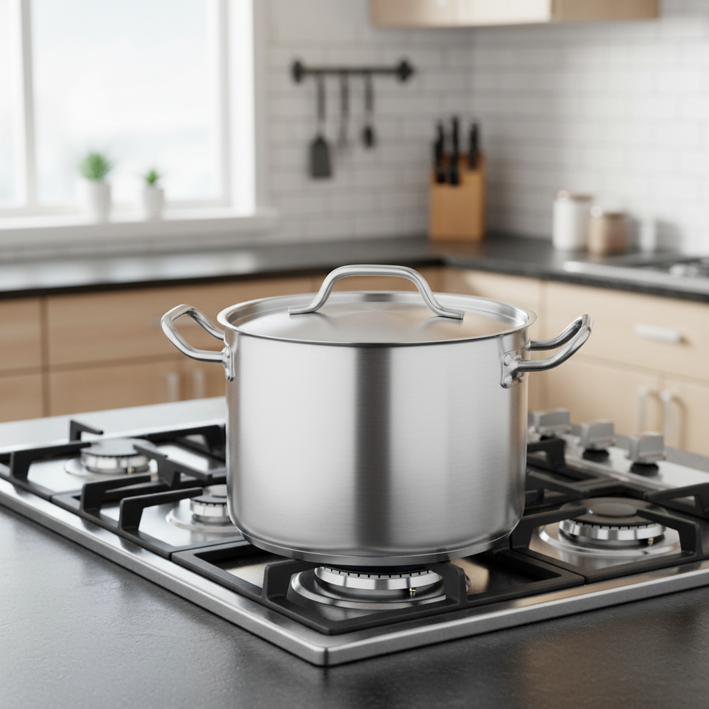 Winco Stainless Steel Stock Pot 8 Qt. SST-8