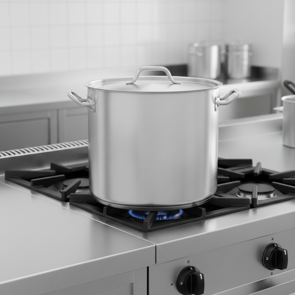 Winco Stainless Steel Stock Pot 80 Qt. SST-80