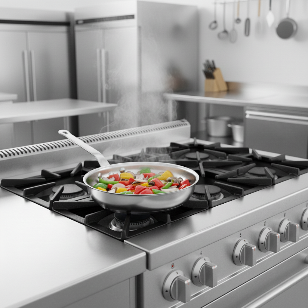 Winco Majestic™ Fry Pan Aluminum 12" Diameter AFP-12