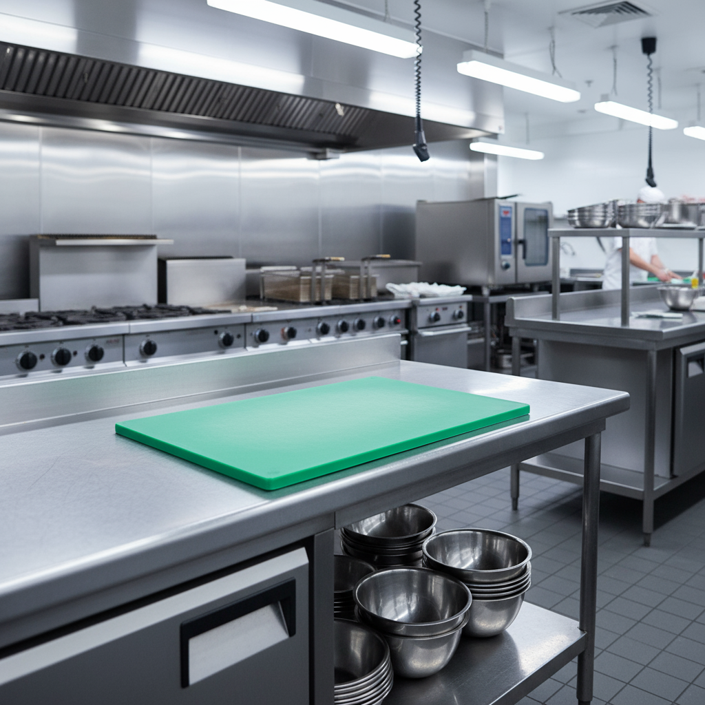 superior-equipment-supply - Winco - Cutting Board Green 12" x 18"