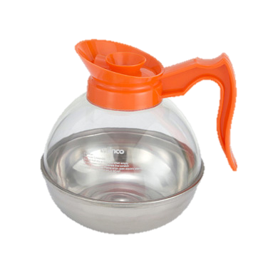 superior-equipment-supply - Winco - Coffee Decanter Decaf 64 oz. With Stainless Steel Base