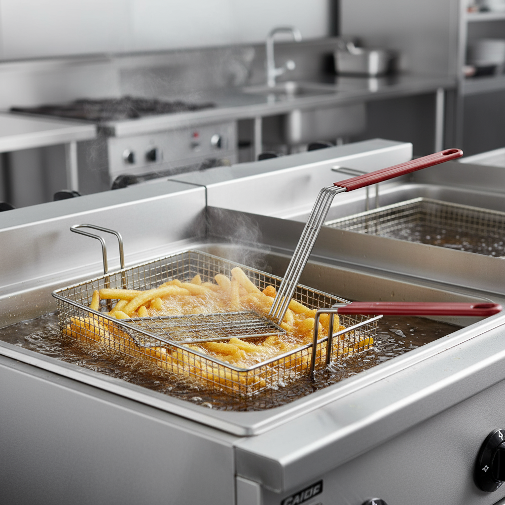 Winco Rectangular Fry Basket Press fits FB-10 & FB-20 FB-PS