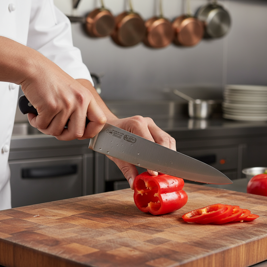 Winco Acero Chef Knife Forged 12" Stainless Steel Blade KFP-120