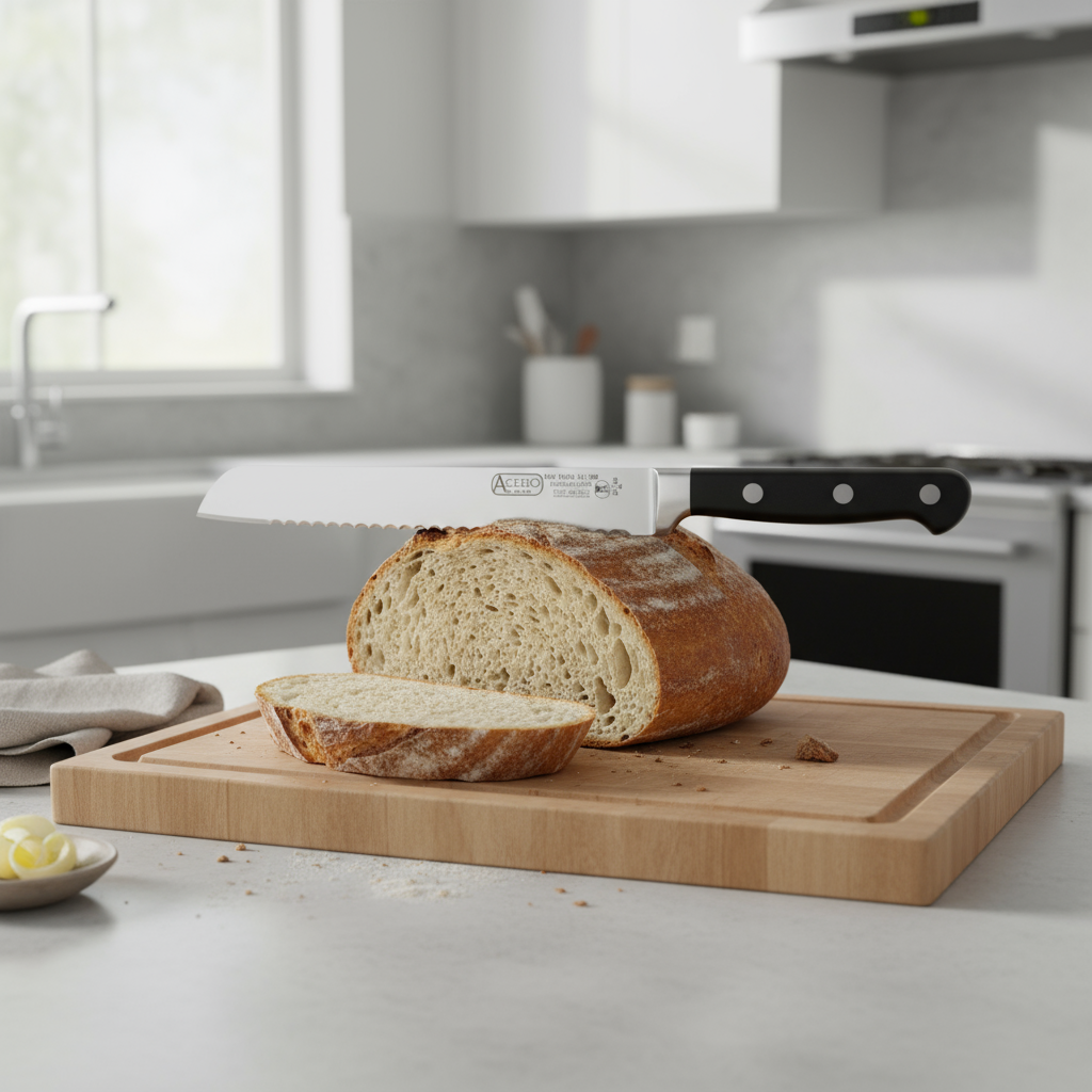 Winco Acero Bread Knife 8" Blade NSF KFP-82