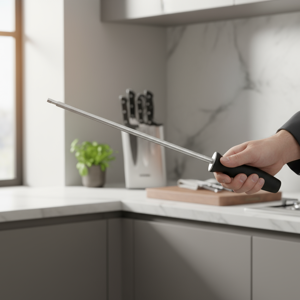 Mercer Genesis® Traditional Sharpening Steel 10" M21010