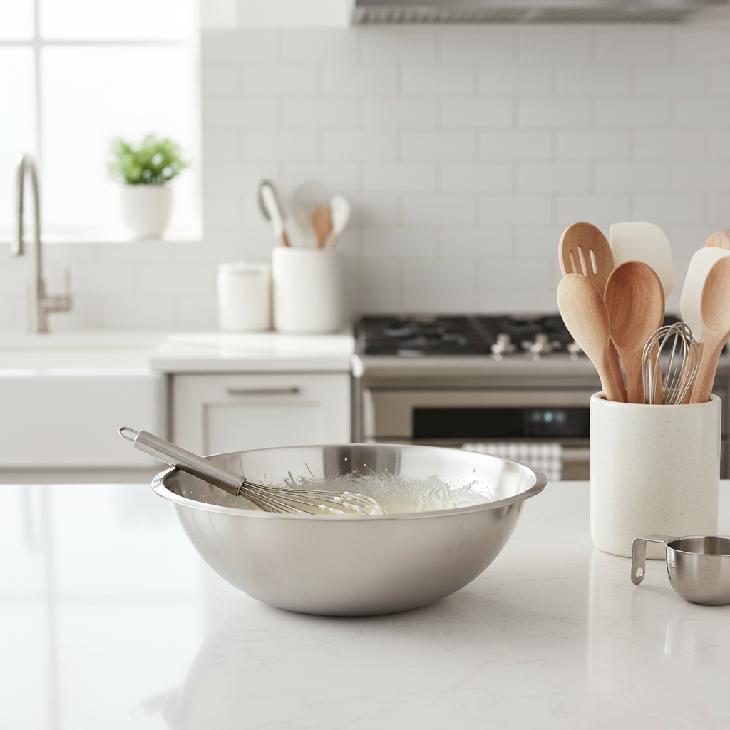 superior-equipment-supply - Winco - Stainless Steel Heavy Duty Mixing Bowl 16-1/4" Diameter 13 Quart