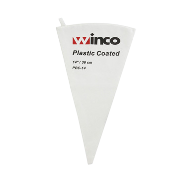 Winco Reusable Pastry Bag Plastic Coated 14" PBC-14
