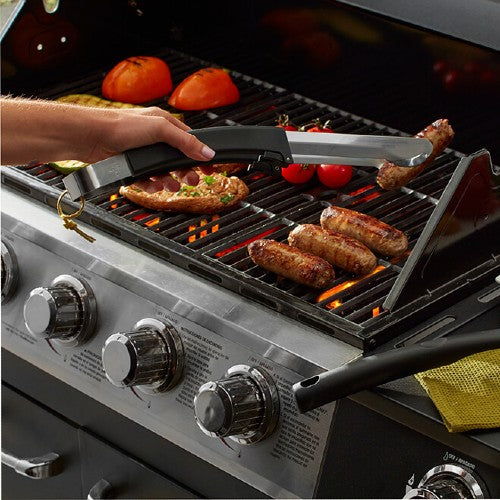 Mr. Bar-B-Q® Stainless Steel Kickstand Tongs 15-3/4"L 02972Y