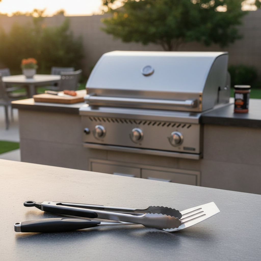 Mr. Bar-B-Q® 2 Piece Stainless Steel Barbecue Set 02939Y