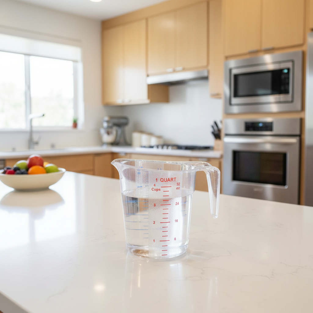 Winco Measuring Cup Polycarbonate 1 Qt. PMCP-100