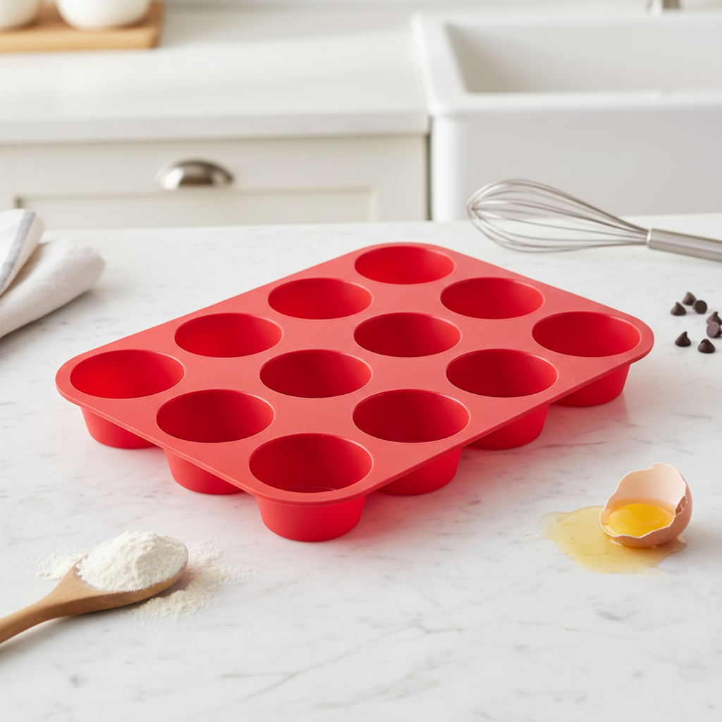 Harold Imports Mrs. Anderson's Silicone Muffin Pan 12 Cup 43630
