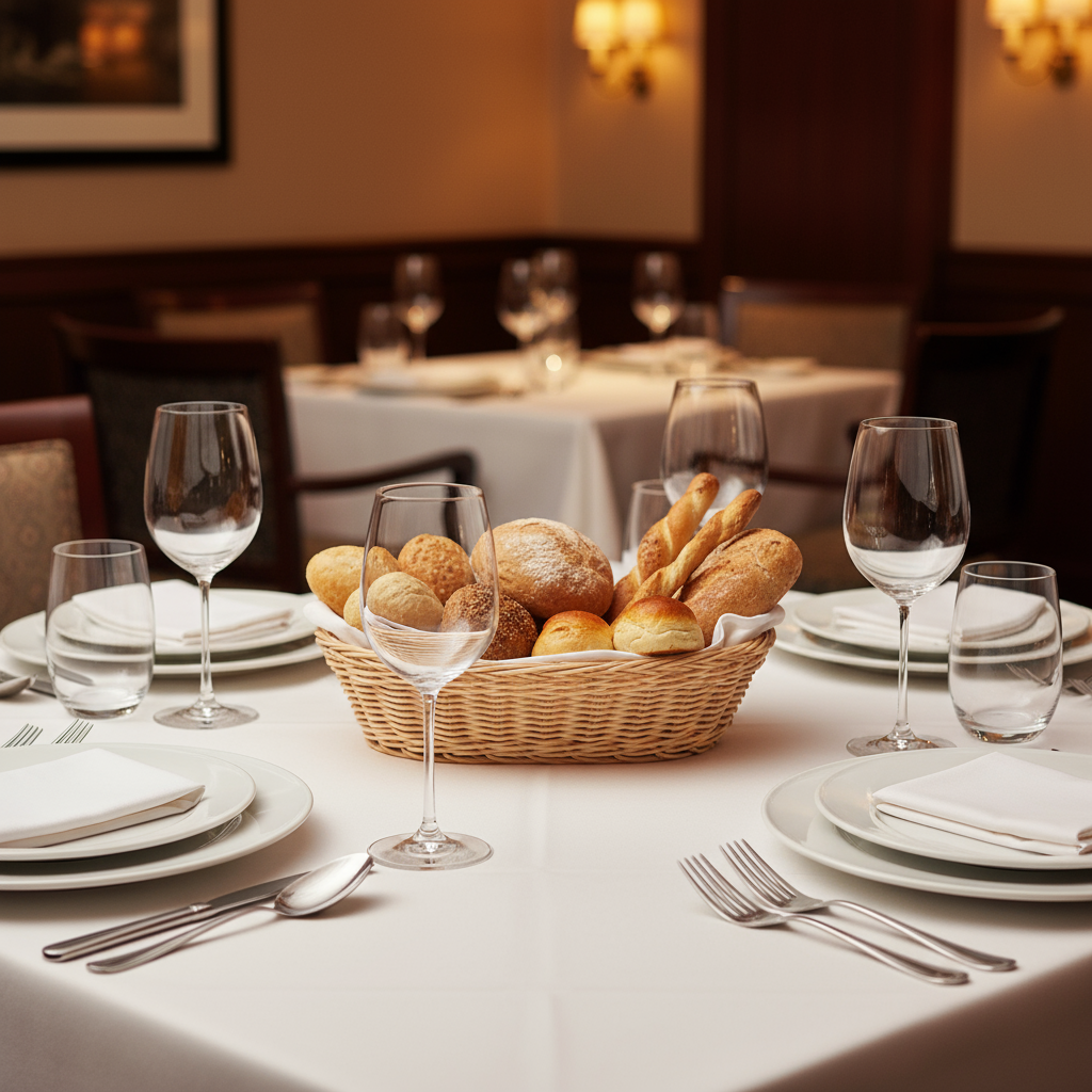 Winco Tan Woven Basket Oval 9.5" x 6.5" PWBN-9V