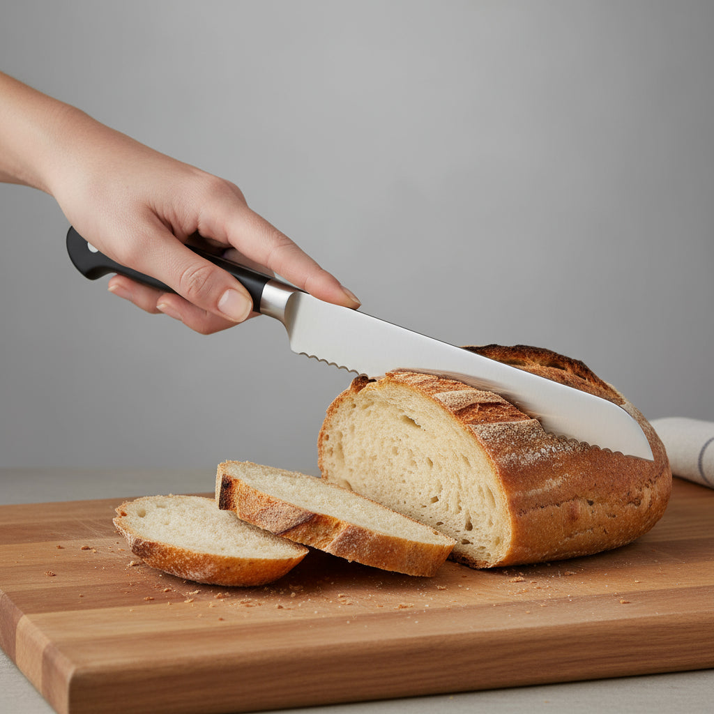 Mercer Renaissance® German Steel Wavy Edge Bread Knife 9" M23650