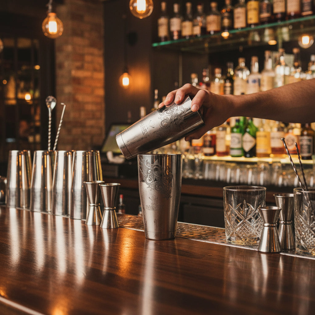 Mercer Barfly Cocktail Shaker With Logo 28 oz. M37008MER