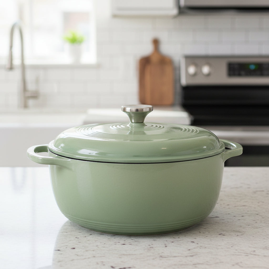 Lodge Cast Iron Dutch Oven Desert Sage 6 Qt. EC6D50