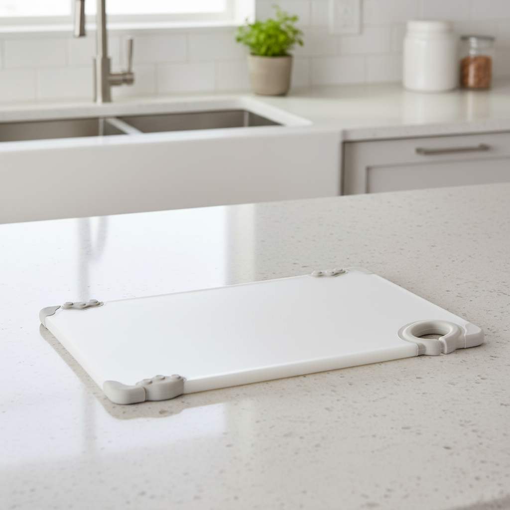 Winco Cutting Board Non Slip White 6" x 10" CBN-610WT