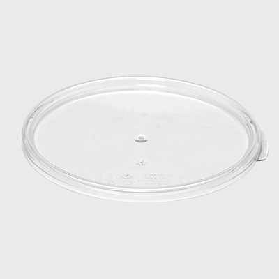 Cambro Polyethylene Clear Round Food Storage ContainerCover 6 & 8 Qt. RFSCWC6135