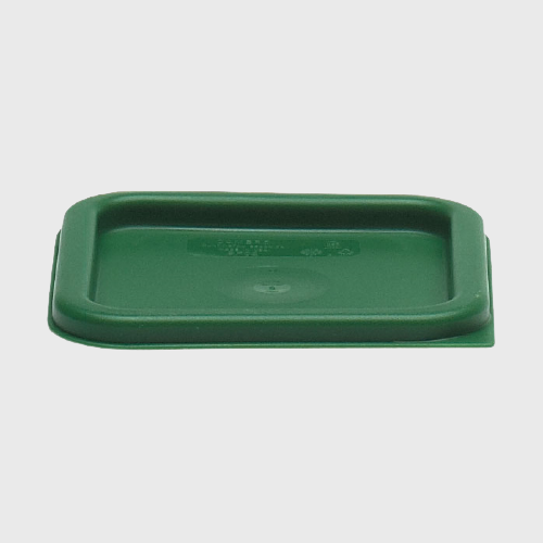 Cambro Polyethylene Square Kelly Green Food Storage Container Cover 2 & 4 Qt. SFC2452