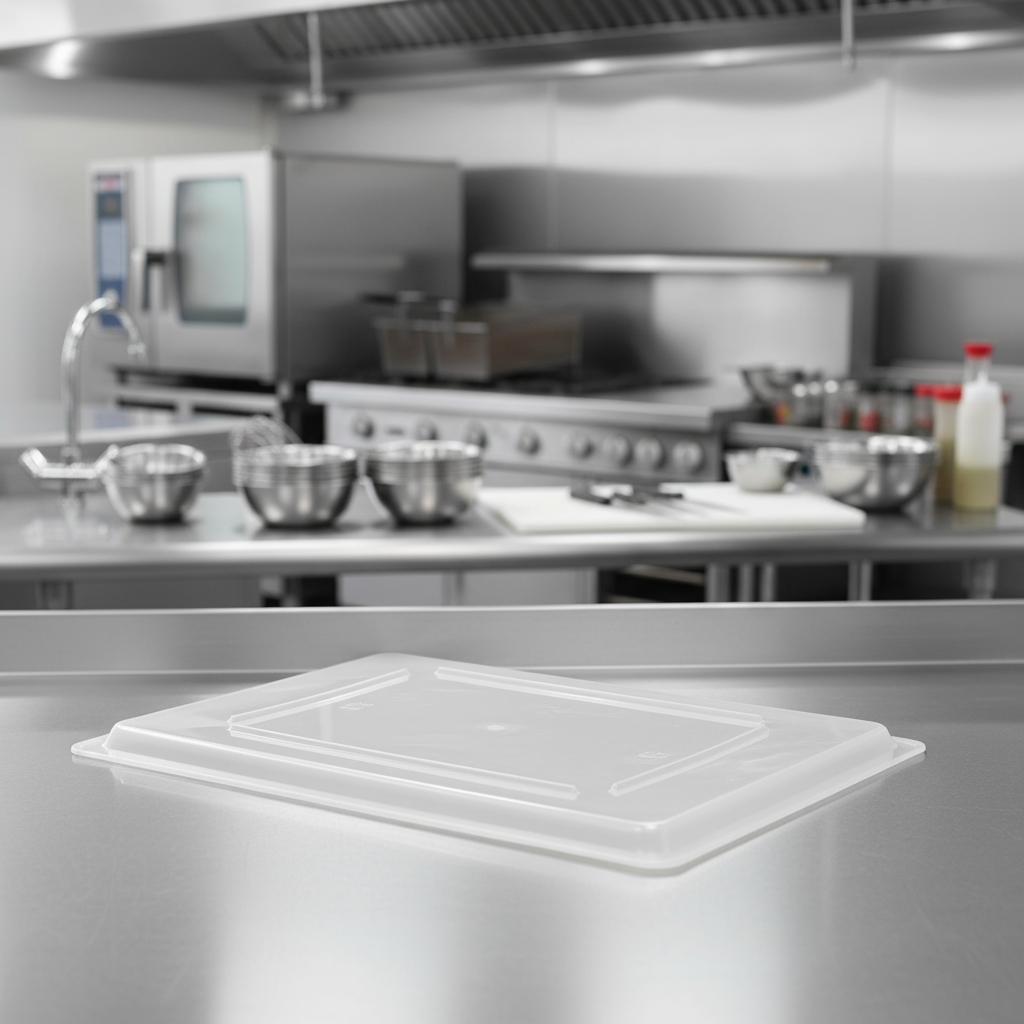 Cambro Food Storage Box Cover White 18"x 26" 1826CP148