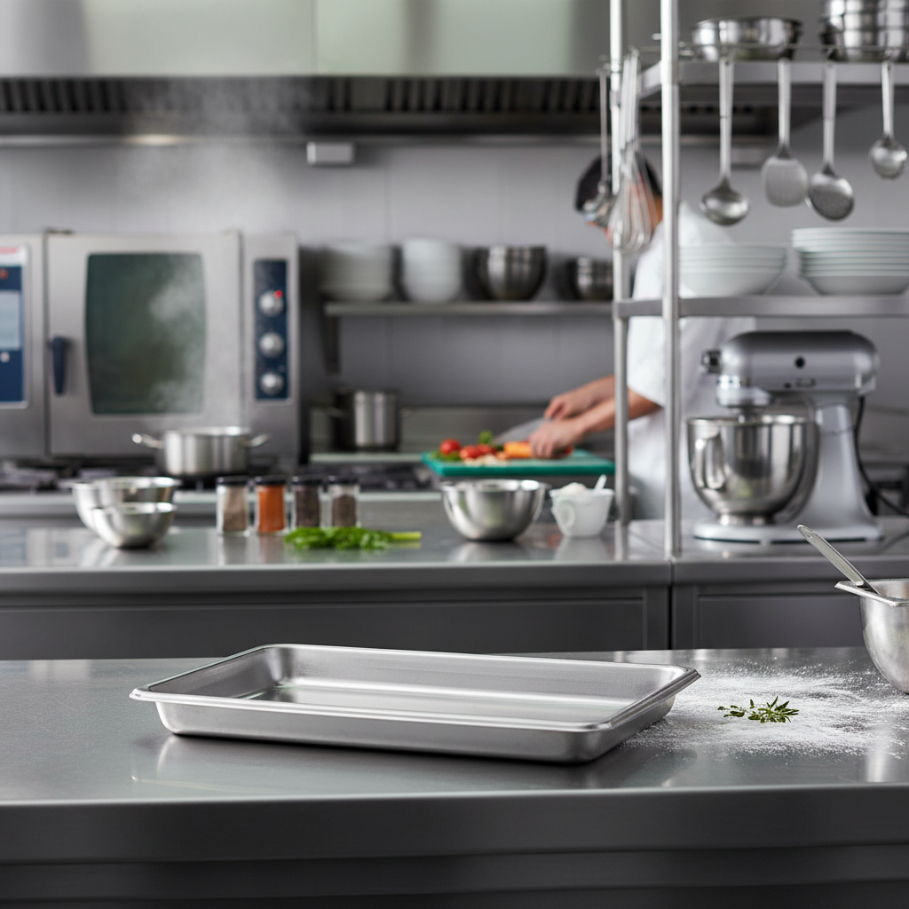 superior-equipment-supply - Winco - Winco Aluminum Sheet Pan 1/8 Size 6" X 9"