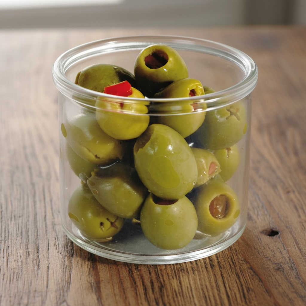 Winco Clear Condiment Jar Round 7 oz. CJ-7P - 12/Pack