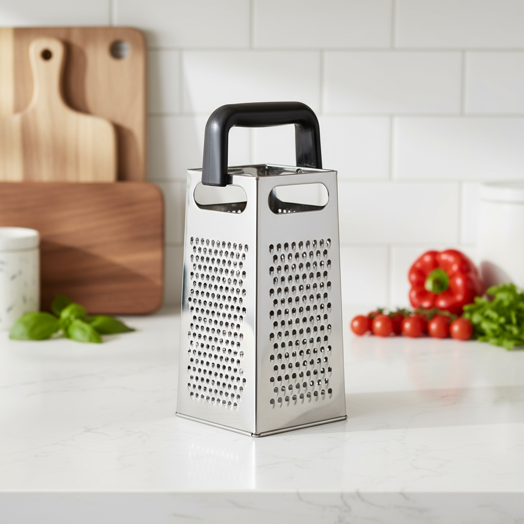 Winco Grater Boxed Stainless Steel 9" x 4" SQG-4