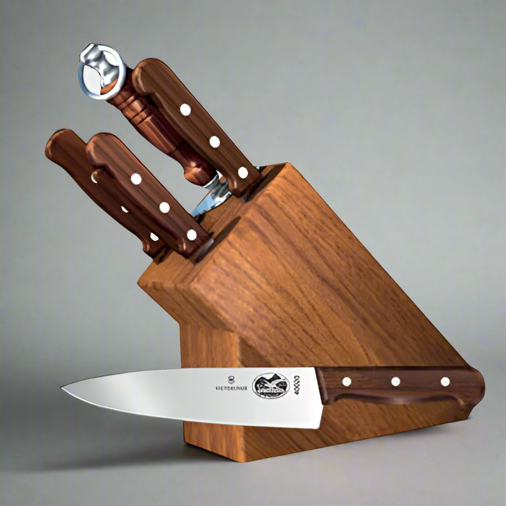 Victorinox 7 Piece Rosewood Handle Knife Set 5.1190.7-X1