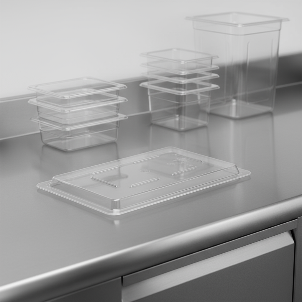 Cambro Camwear® Food Storage Box Cover Clear 12" x 18" 1218CCW135