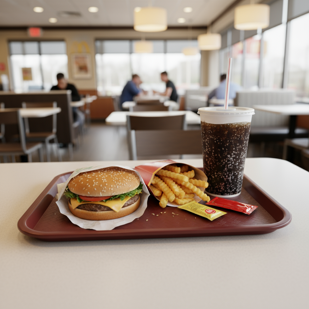 Winco Fast Food Tray Burgundy 14" x 18" FFT-1418R