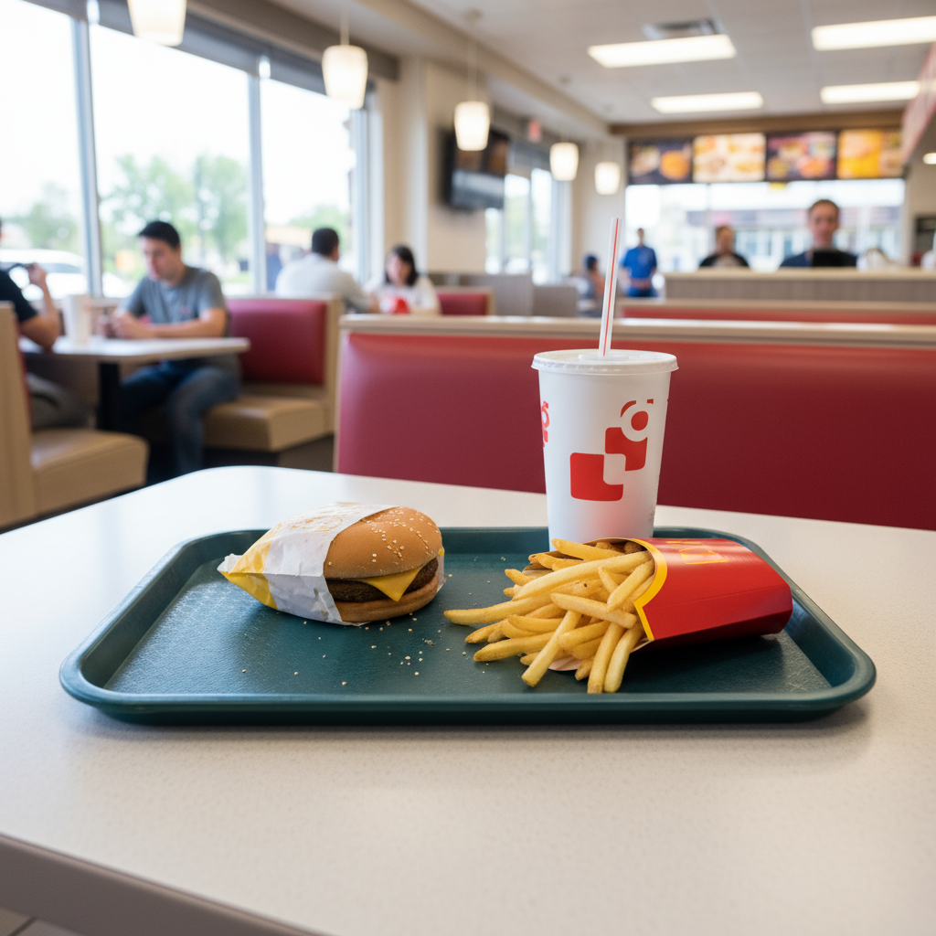 Winco Fast Food Tray Green 12" x 16" FFT-1216G