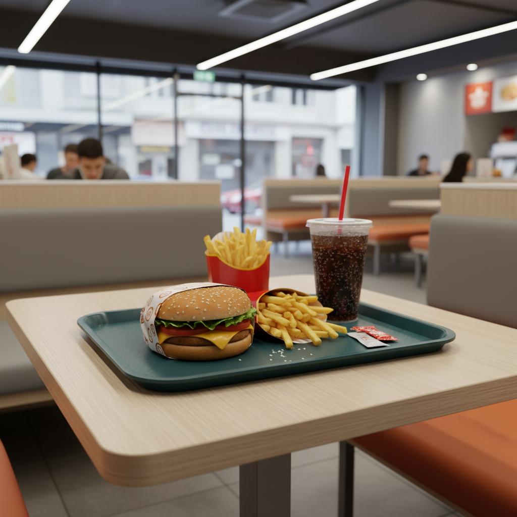 Winco Fast Food Tray Green 14" x 18" FFT-1418G