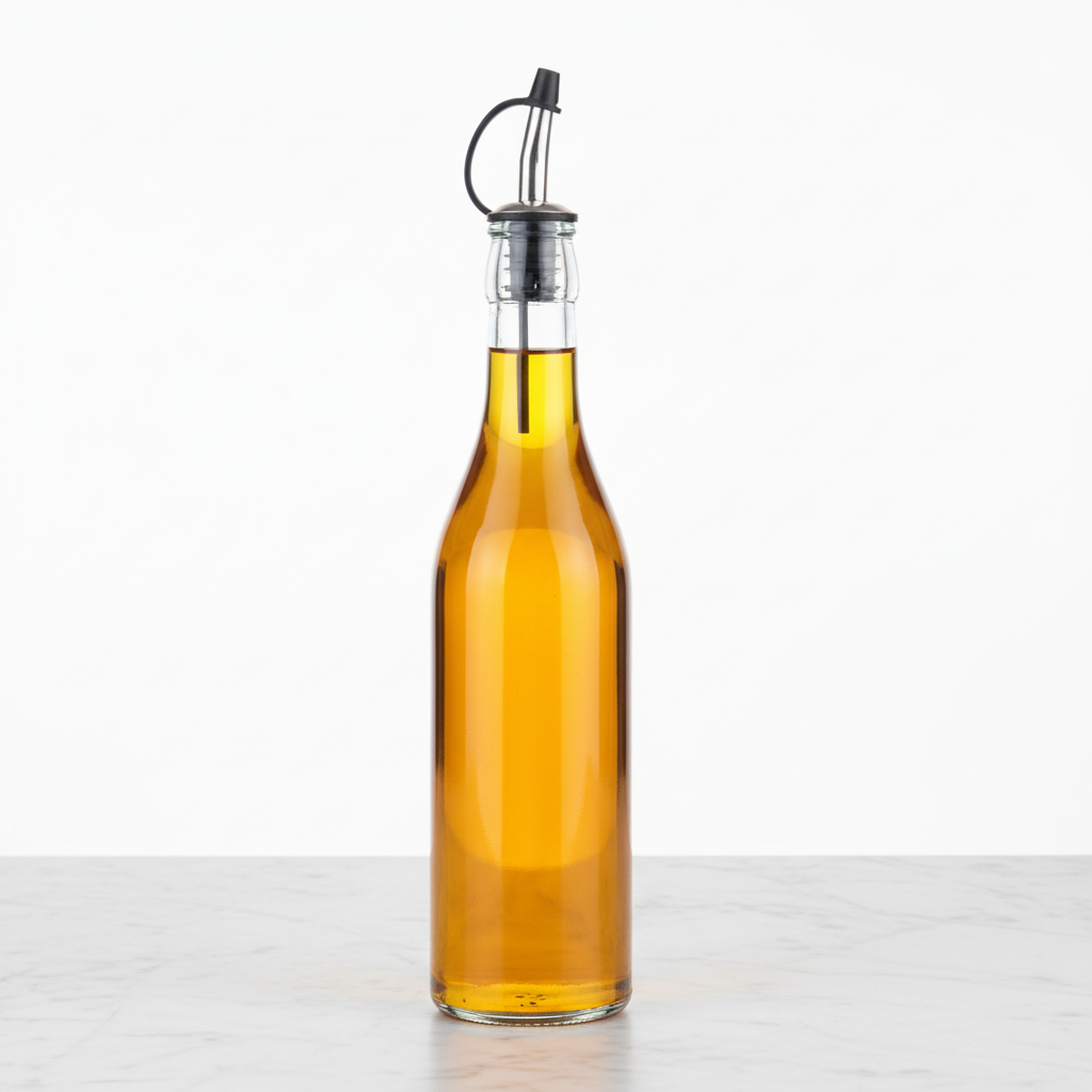 TableCraft Oil Bottle 17 oz. Tethered Cap Glass H92007