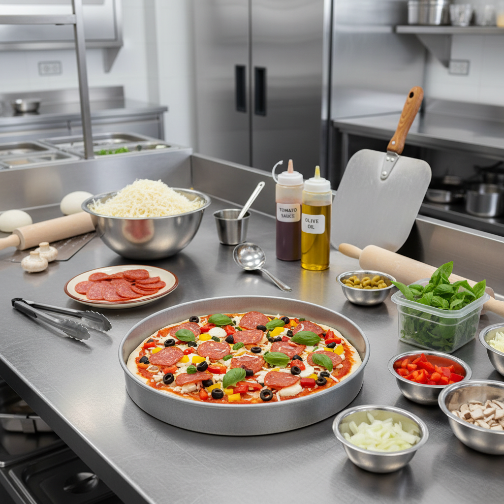 Chicago Metallic Aluminum Round Cake/Pizza Pan 12" x 2" 41220