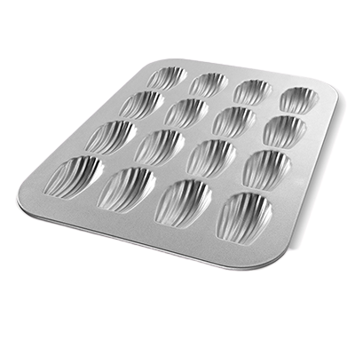 Chicago Metallic AMERICOAT® Madeleine Pan Makes 16 11-1/8" x 15-3/4" 25400