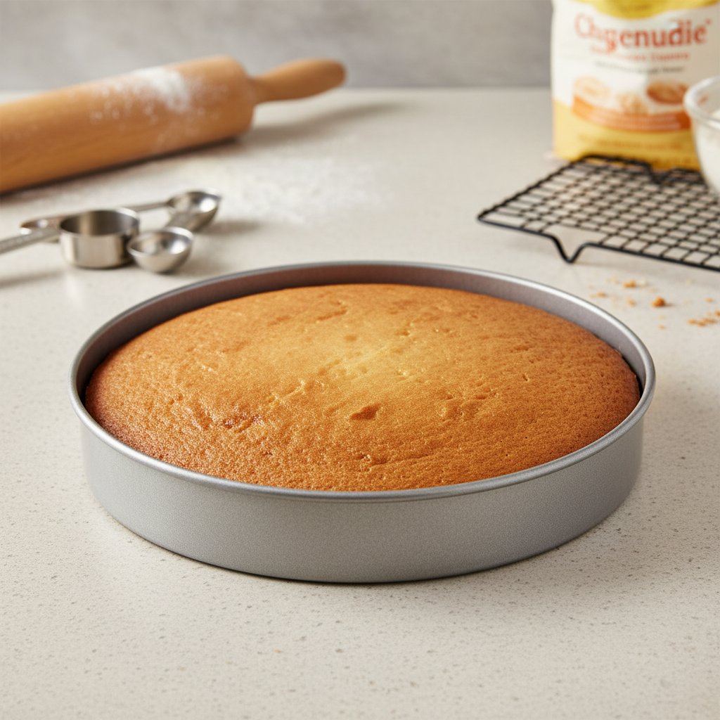 Chicago Metallic AMERICOAT® Round Sliicon Glaze Cake Pan 12" x 2" 41225