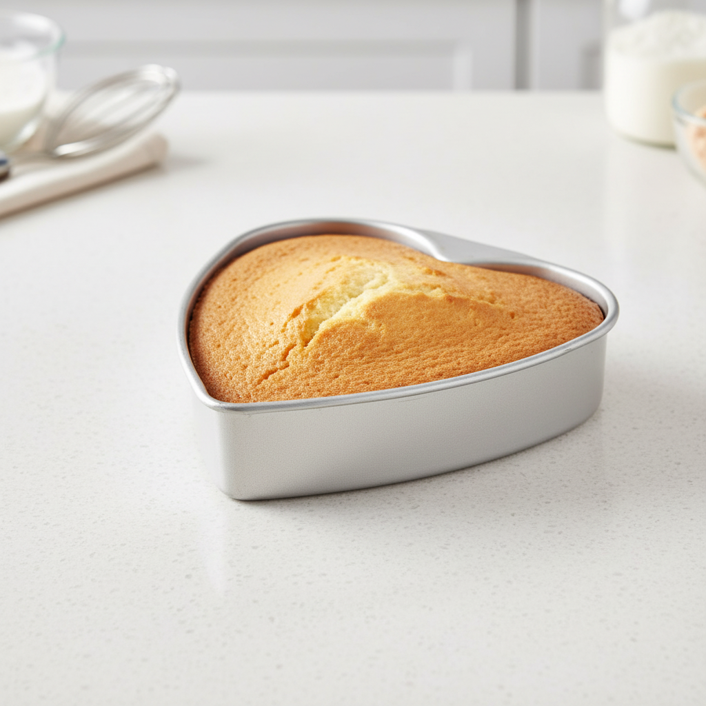 Chicago Metallic AMERICOAT® Heart Cake Pan 8-13/16" x 8-1/8" x 2" 48105