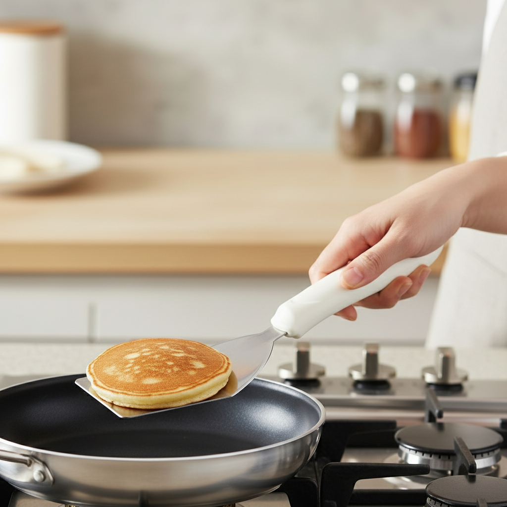 superior-equipment-supply - Winco - Offset Mini Turner White Handle