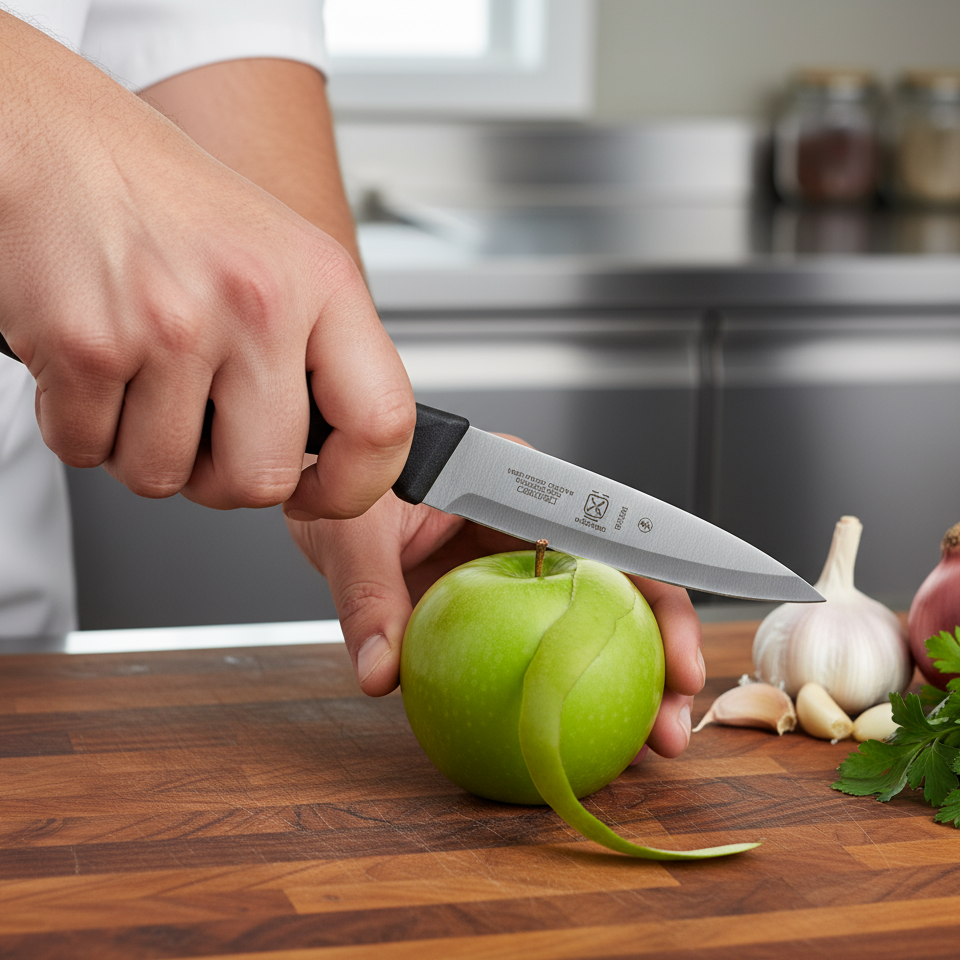 Mercer Millennia® Japanese Steel Paring Knife Black 3" M23900P