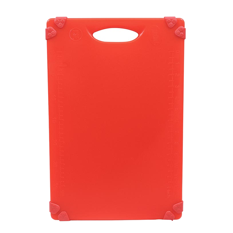 superior-equipment-supply - Tablecraft Products Co - Tablecraft Cash & Carry Grippy Cutting Board Red 12"x 18"