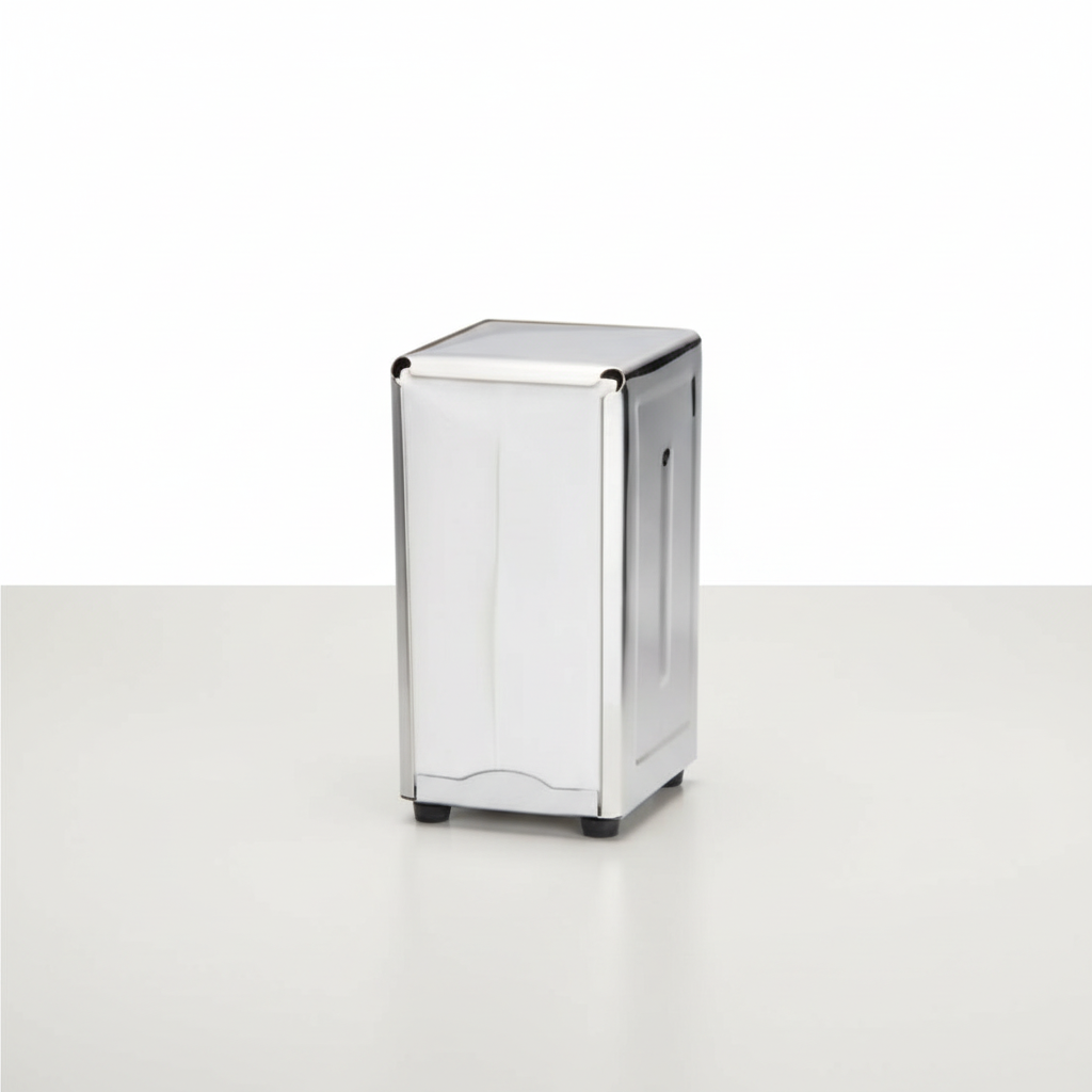 superior-equipment-supply - Tablecraft Products Co - Tablecraft Stainless Steel Double Sided Full Size Napkin Dispenser 4-3/4" x 3-7/8" x 7-1/2"