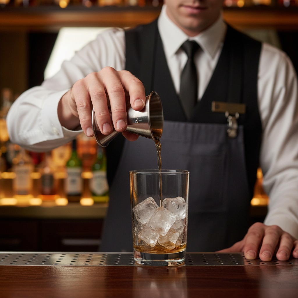 superior-equipment-supply - Winco - Stainless Steel Jigger 1/2 oz x 1 oz