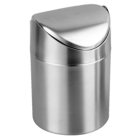 superior-equipment-supply - Winco - Trash Receptacle Countertop Stainless Steel