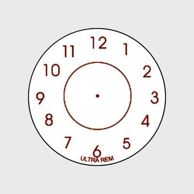 Ultra Removable Label Clock - 1,000/Roll