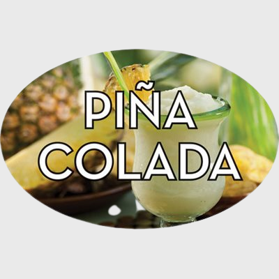 Standard Flavor Label Pina Colada - 500/Roll
