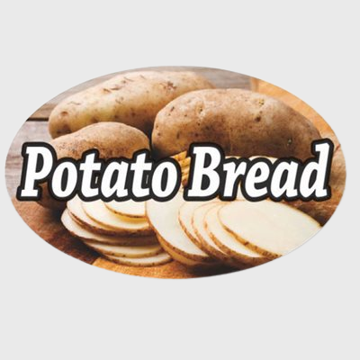 Standard Flavor Label Potato Bread - 500/Roll