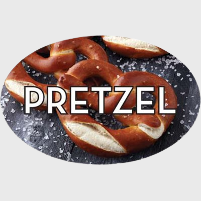 Standard Flavor Label Pretzel - 500/Roll