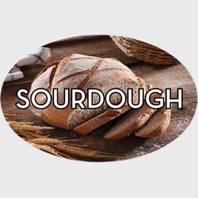 Standard Flavor Label Sour Dough - 500/Roll